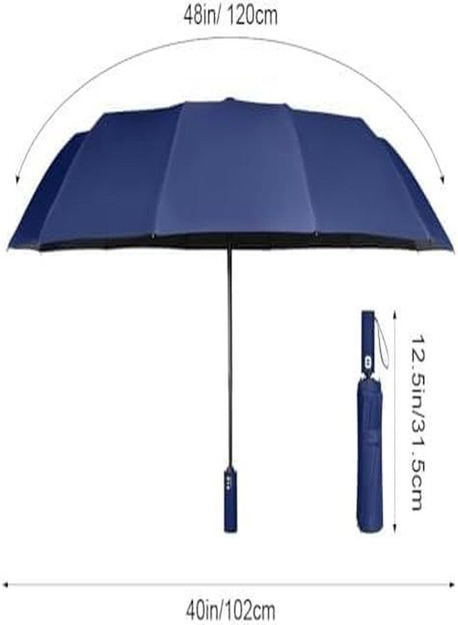 JAMBUVANTI® 1Pcs, Windproof Travel Umbrellas for Rain - Easy Auto Open Close, Durable & Compact Umbrella, Strong Frame - Backpack, Purse, Portable Umbrella for Outdoor - Image 2